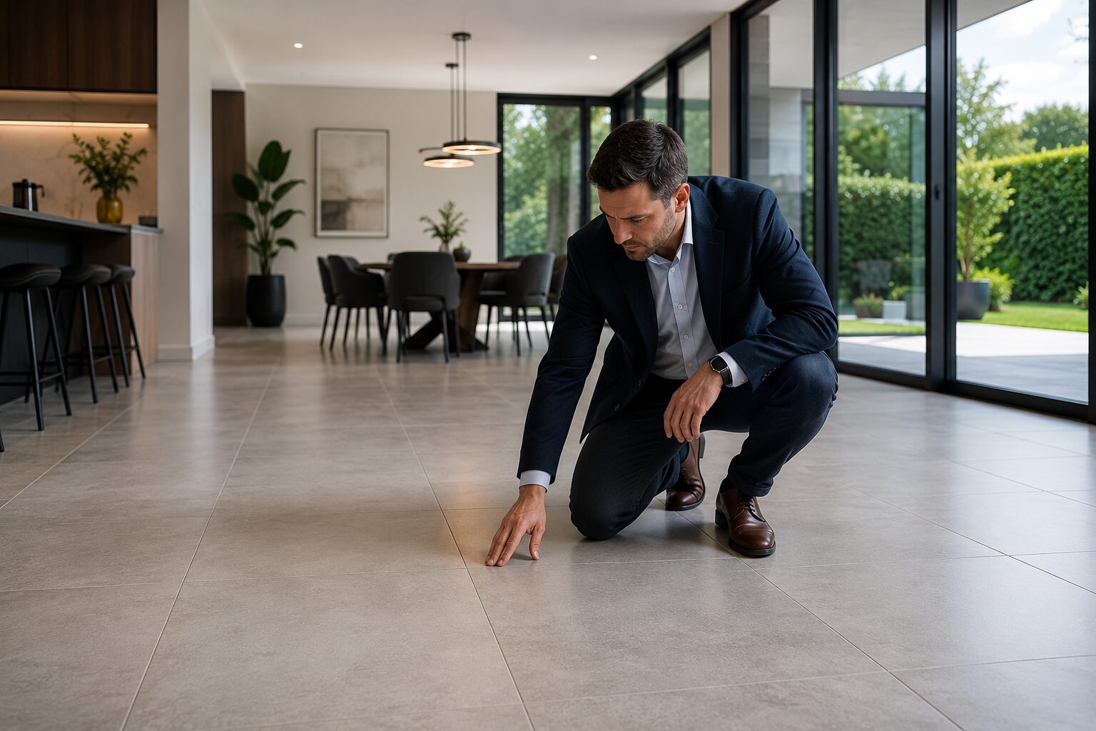 vloerinspectie door professioneel vloerdeskundige