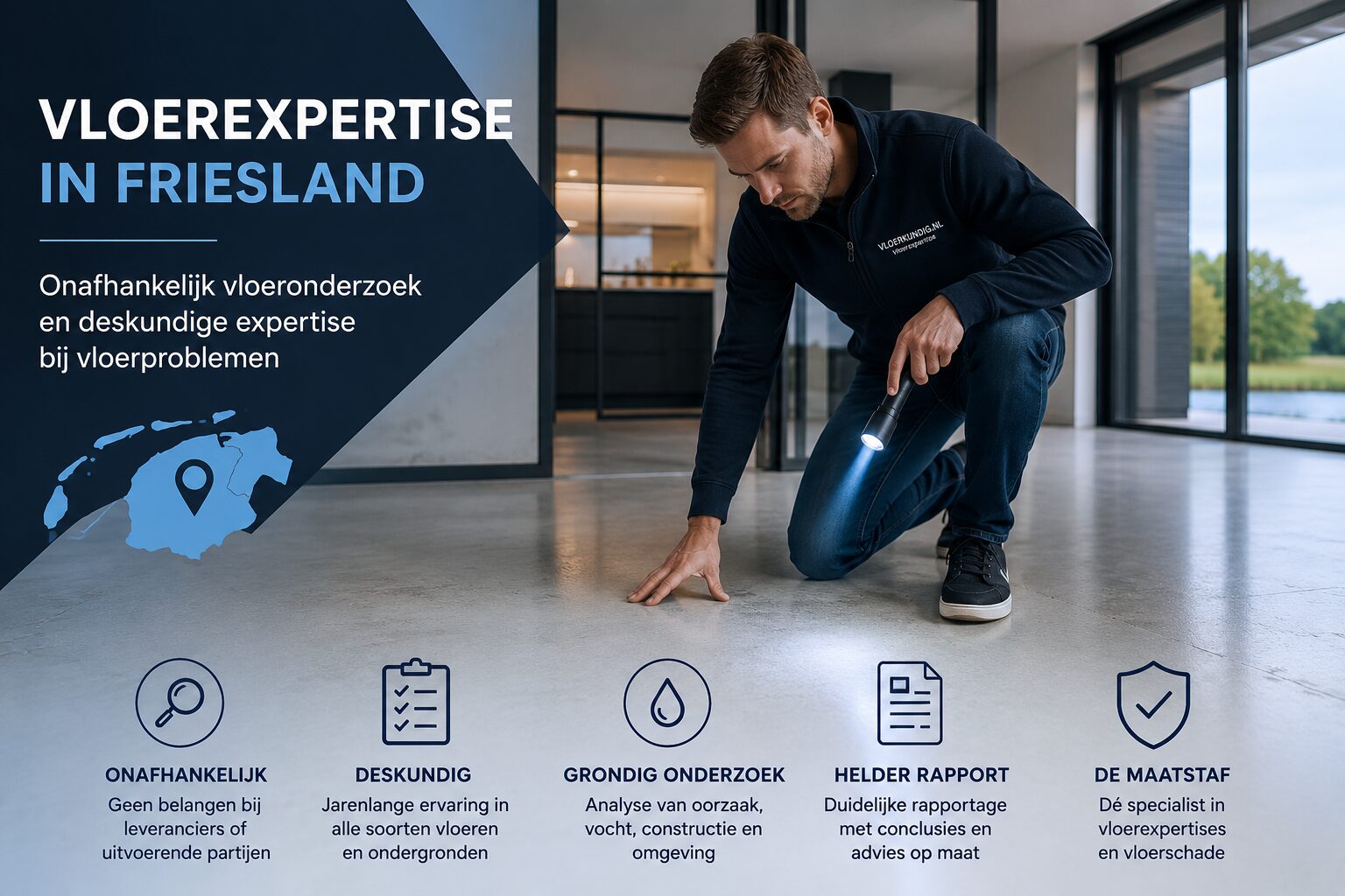 deskundige vloerinspectie in Friesland