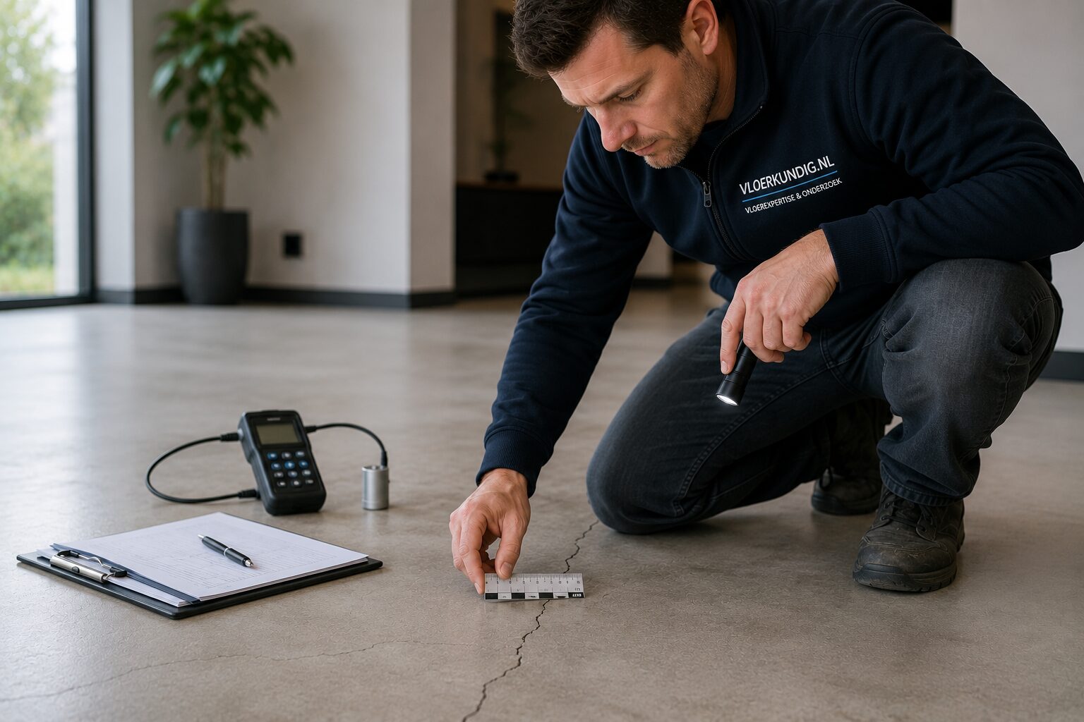 Technisch vloeronderzoek naar scheurvorming in vloerconstructie
